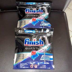2 X Finish Powerball Quantum Automatic Dishwasher Detergent 2 Pack/ 44 Tabs